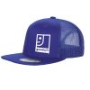 Unisex - Flat Bill Trucker Hat - Blue